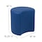Flash Furniture Soft Seating Flexible Moon for Classrooms and Common Spaces - 18" Seat Height (Blue) ZB-FT-045C-18-BLUE-GG - alternate 5
